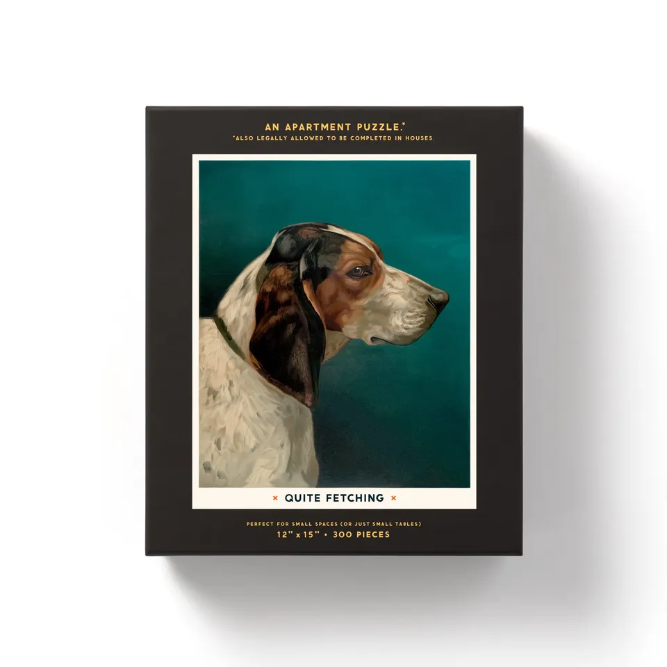 galison-quite-fetching-puzzle-300-teile-hund image 1