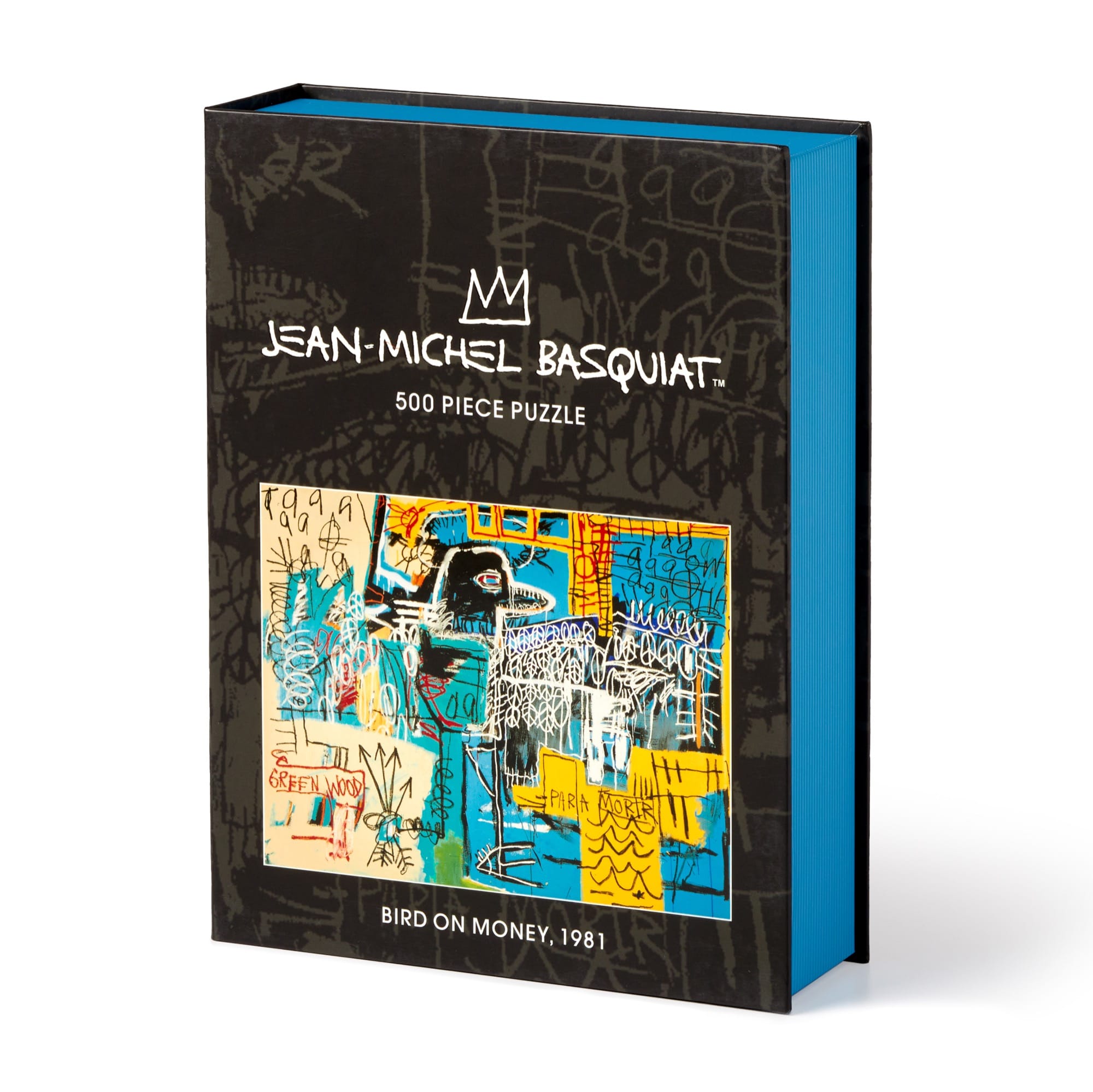 galison-basquiat-bird-on-money-puzzle-500-teile-buchbox image 7