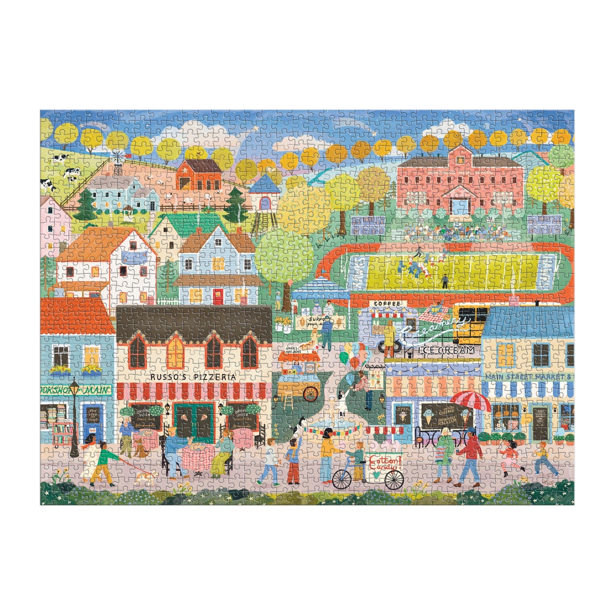 galison-hometown-cheer-1000-teile-puzzle-kleinstadt image 3