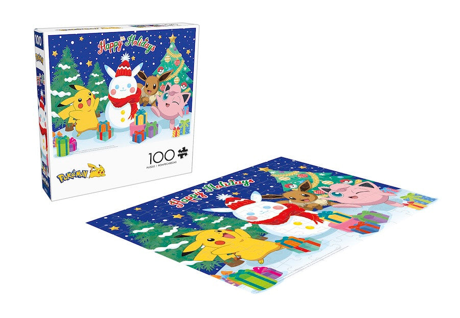 buffalo-games-pokemon-pikachu-snowman-puzzle-100-teile-winter image 4