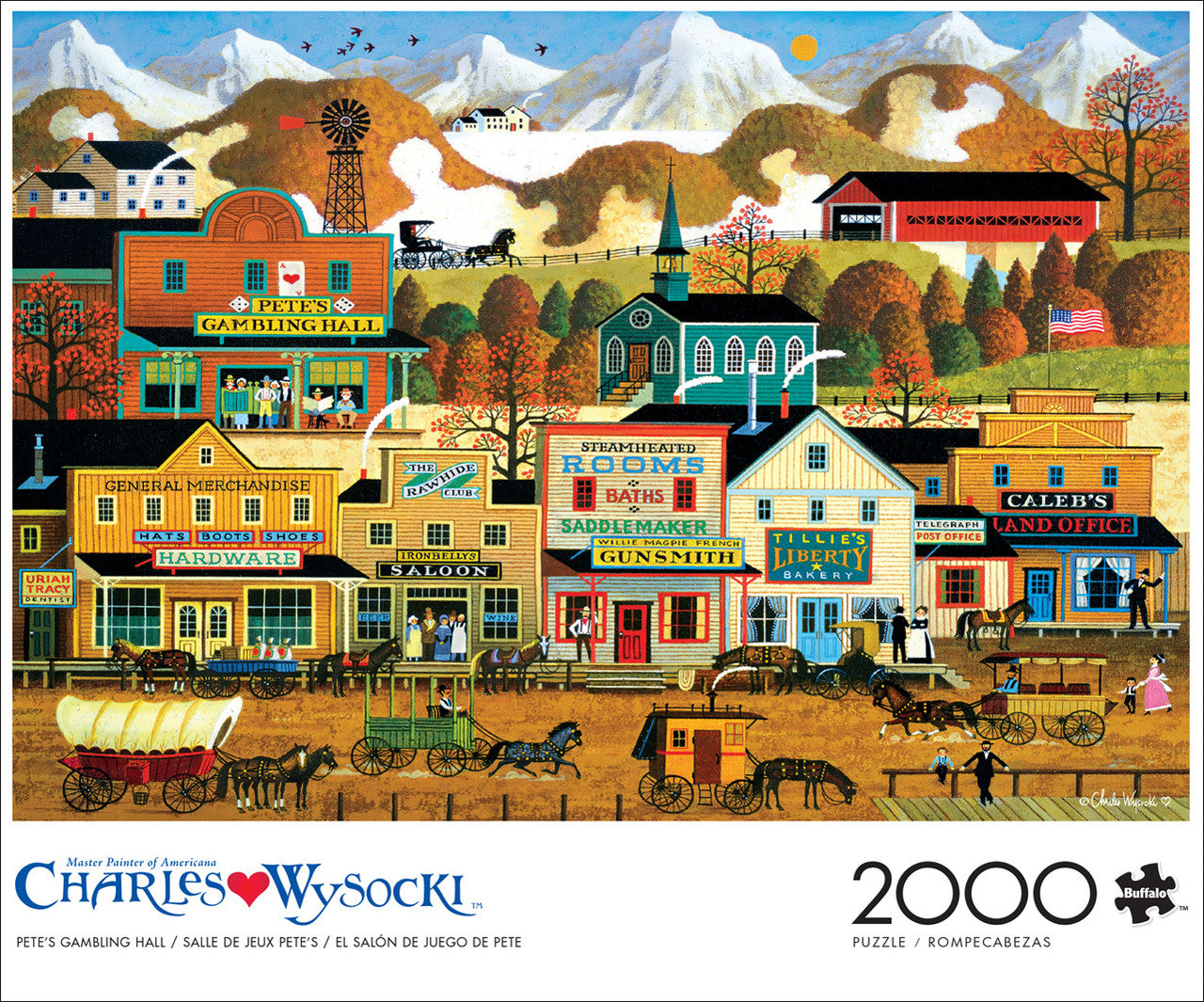 buffalo-games-wysocki-pete-s-gambling-hall-puzzle-2000-teile-western image 2