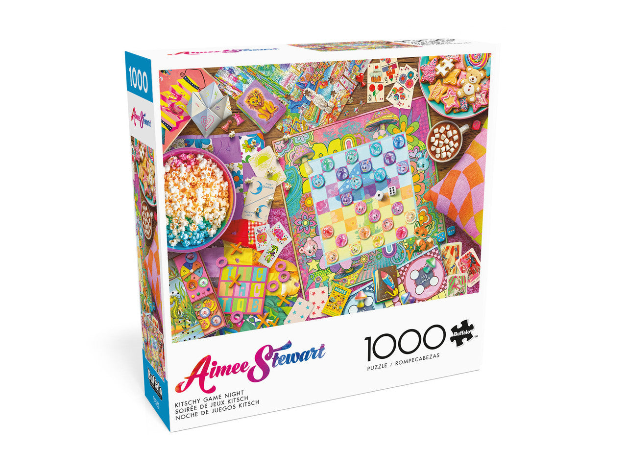 buffalo-games-kitschy-game-night-puzzle-1000-teile-retro image 4