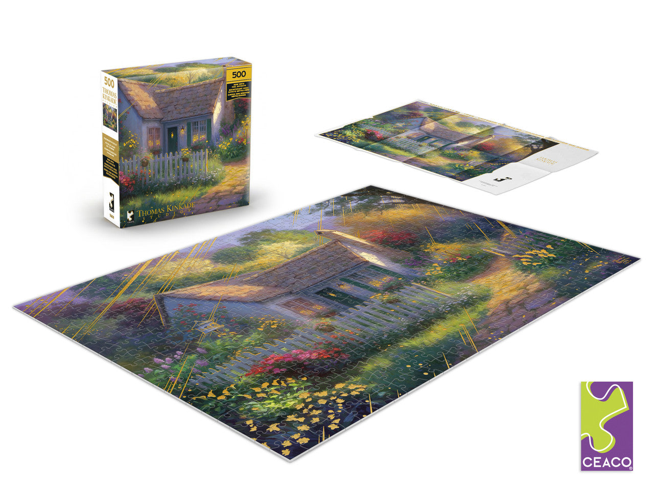 ceaco-thomas-kinkade-calla-lilly-cottage-puzzle-500-teile image 3