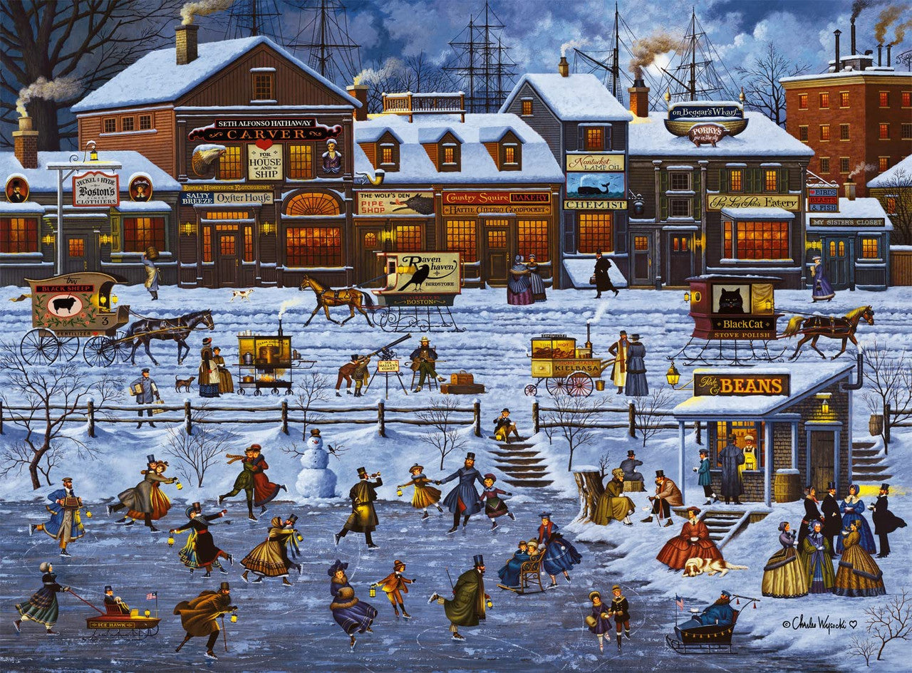 buffalo-games-bostonians-and-beans-puzzle-1000-teile-winter image 2