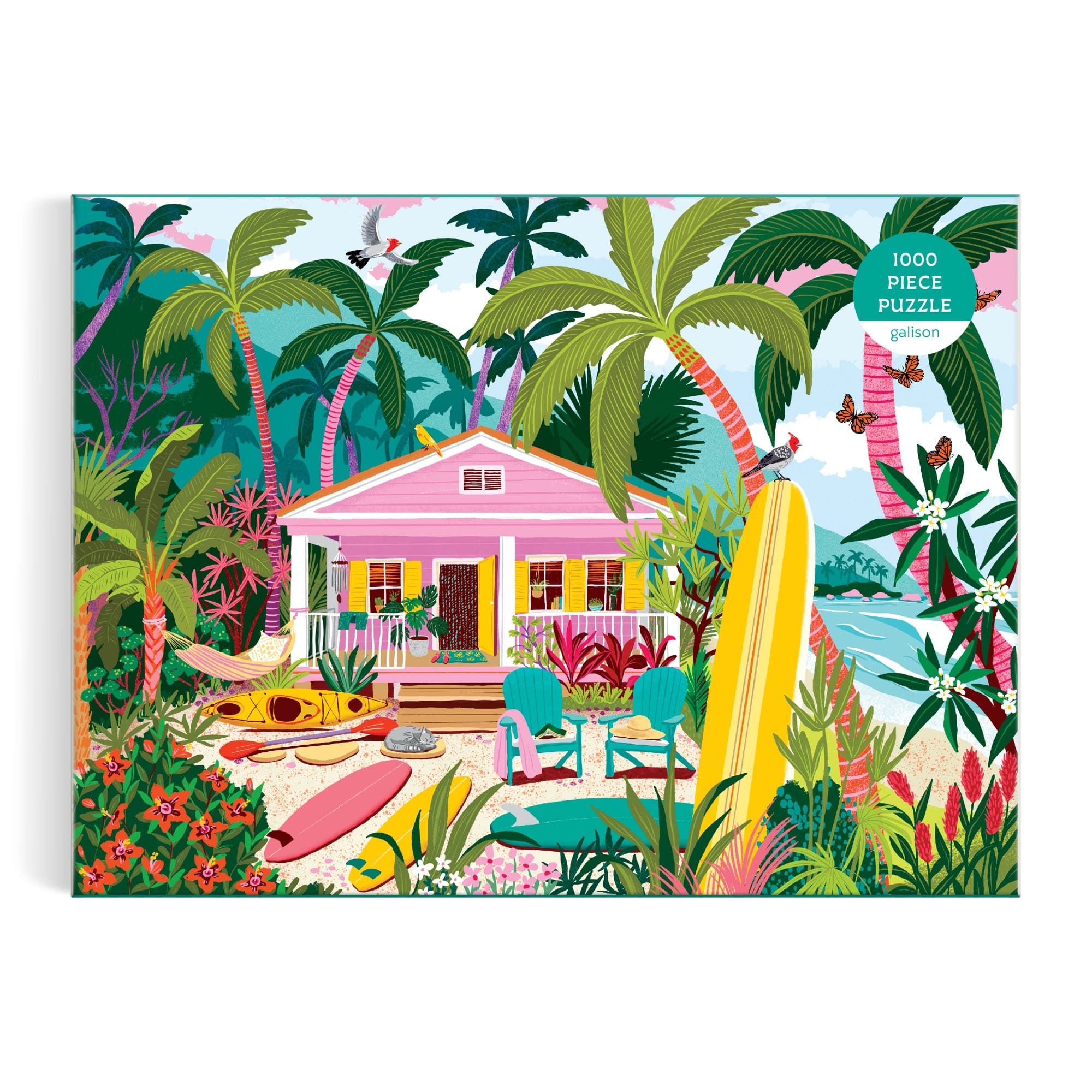 galison-surfside-bungalow-puzzle-1000-teile-strand-motiv image 2