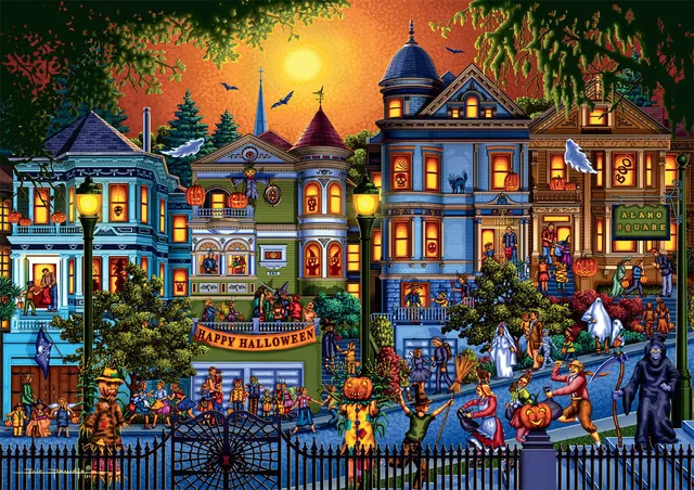 buffalo-games-trick-or-treat-puzzle-300-teile-large-pieces-halloween image 1