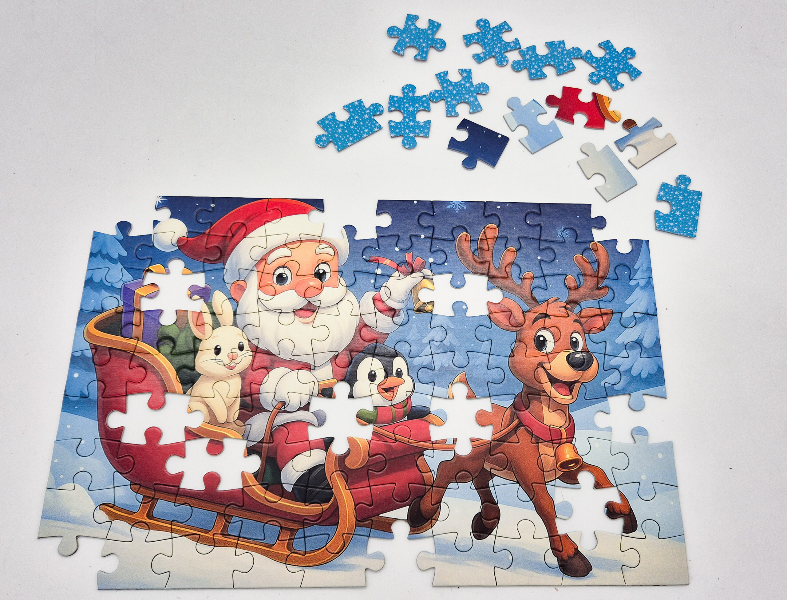 milliwood-christmas-jingle-ride-with-santa-puzzle-90-teile-weihnachten image 8