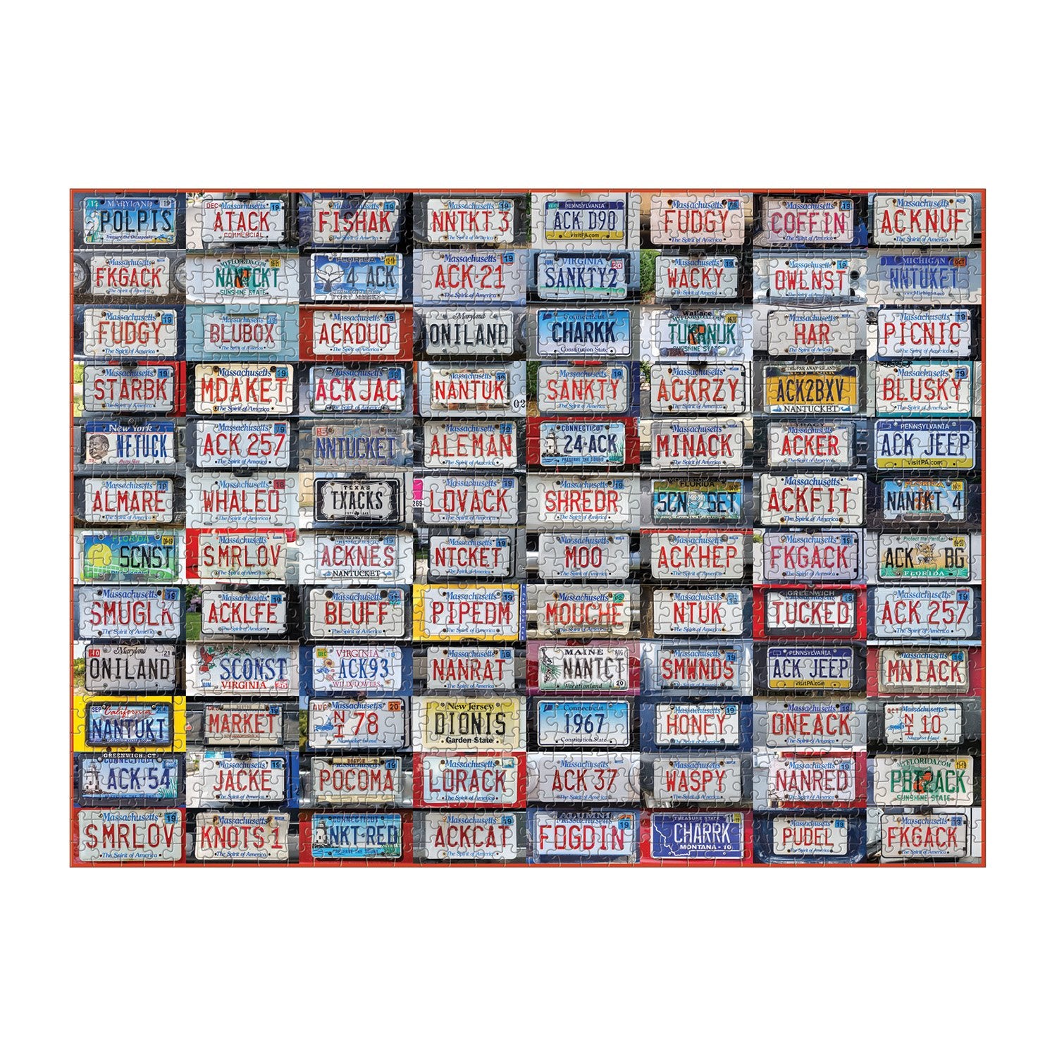 galison-nantucket-license-plates-puzzle-1000-teile-50x68cm image 3