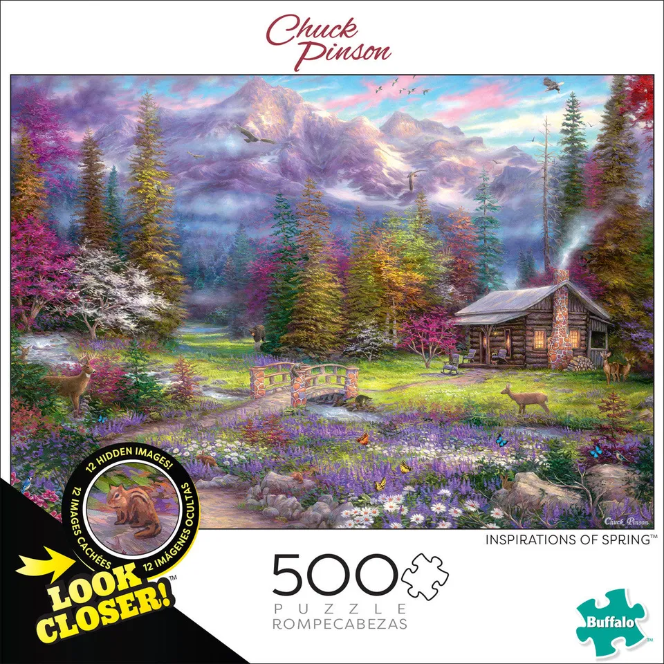buffalo-games-look-closer-inspirations-of-spring-500-teile-puzzle image 1