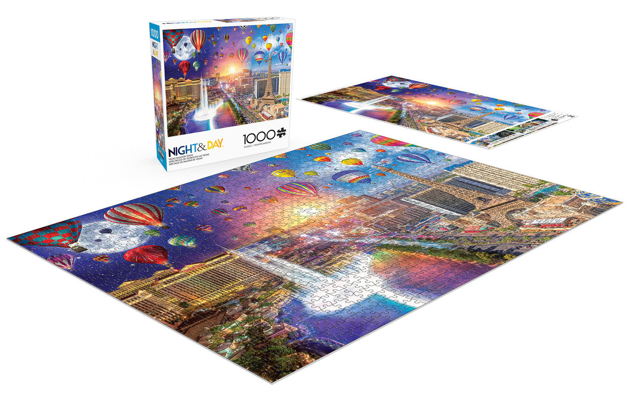 buffalo-games-vegas-balloon-show-1000-teile-puzzle-tag-nacht image 2