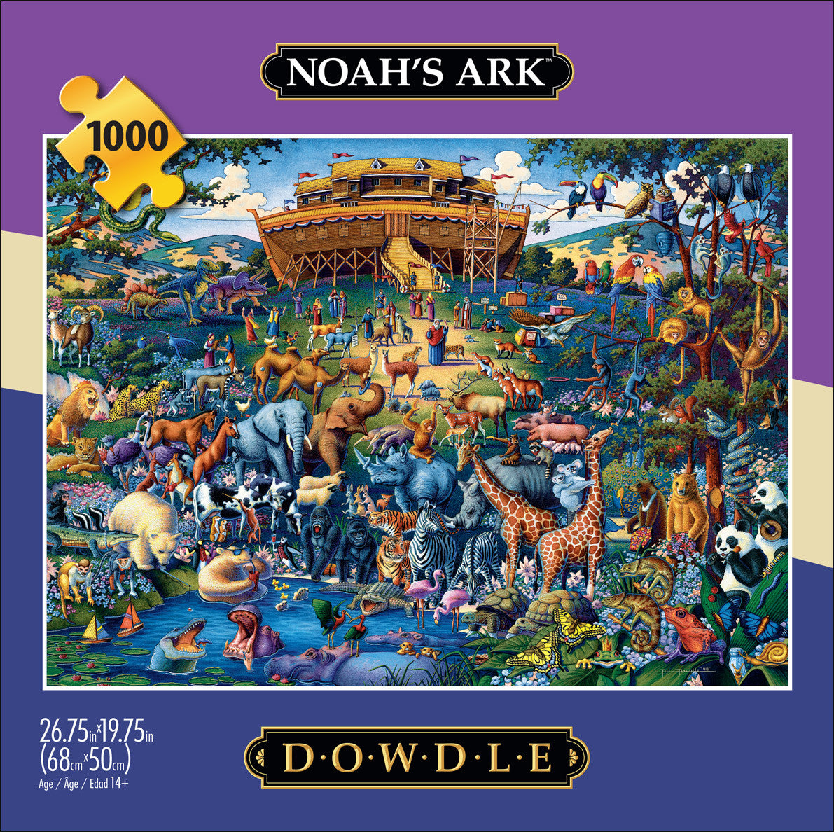 buffalo-games-eric-dowdle-noah-s-ark-1000-teile-puzzle-arche image 2