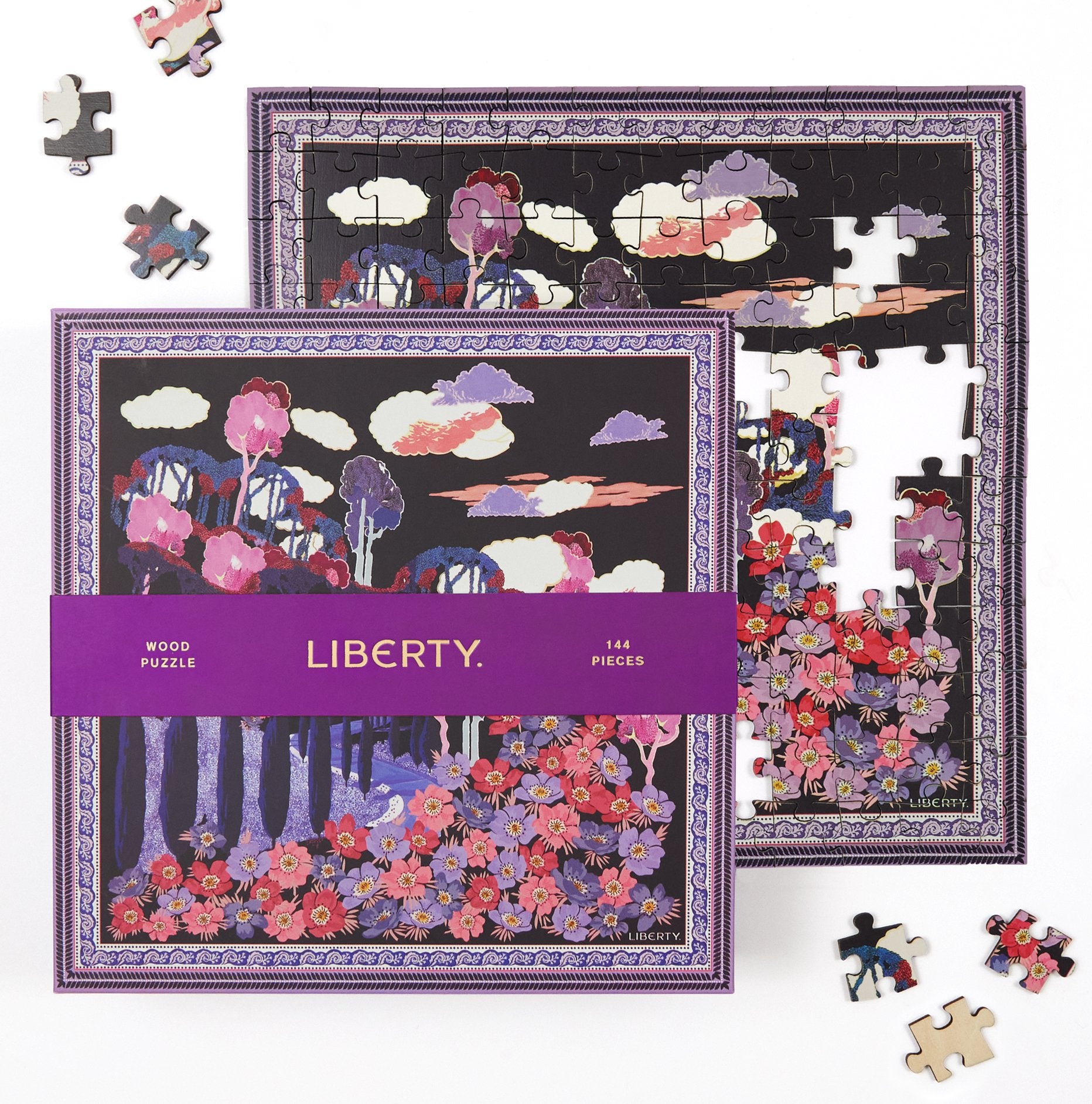 galison-liberty-bianca-144-teile-holzpuzzle-floral image 4