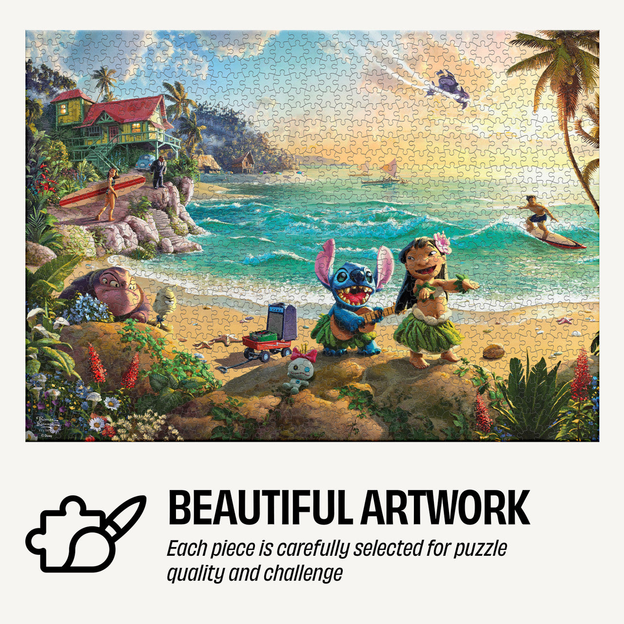 buffalo-games-lilo-and-stitch-puzzle-1000-teile-hawaii-strand image 6