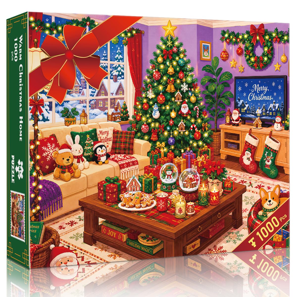 huadada-gem-tliches-weihnachten-puzzle-1000-teile-70x50 image 5