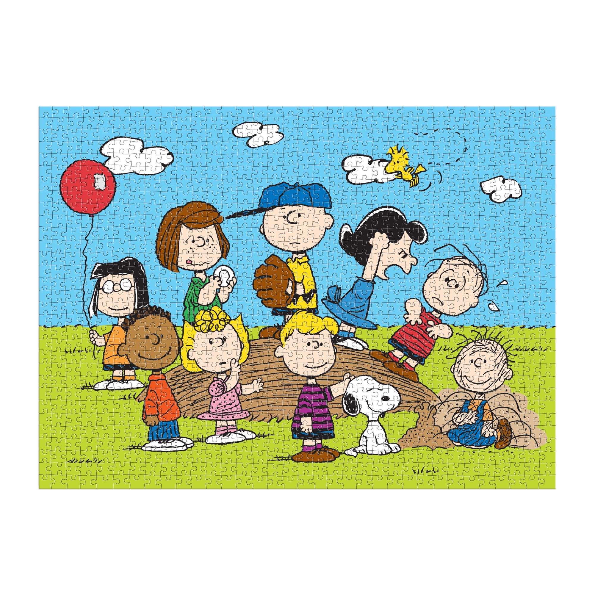 galison-peanuts-baseball-1000-teile-puzzle-snoopy image 3