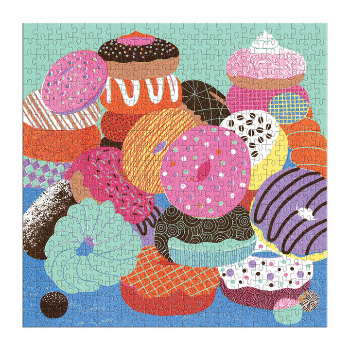 galison-donut-club-500-teile-puzzle-donuts-bunt image 2
