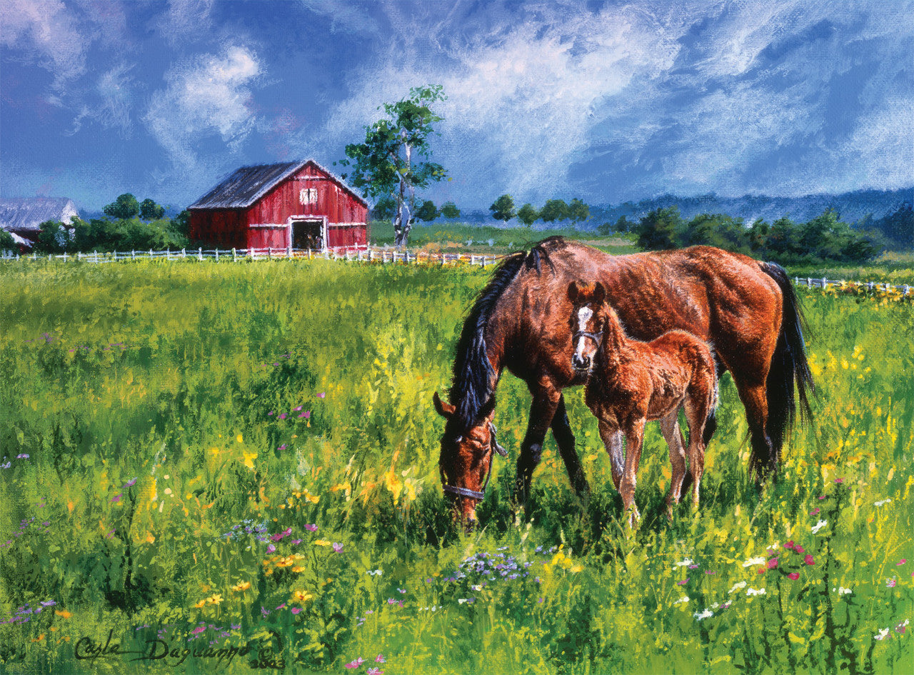 buffalo-games-country-life-near-and-dear-puzzle-1000-teile-pferde image 1