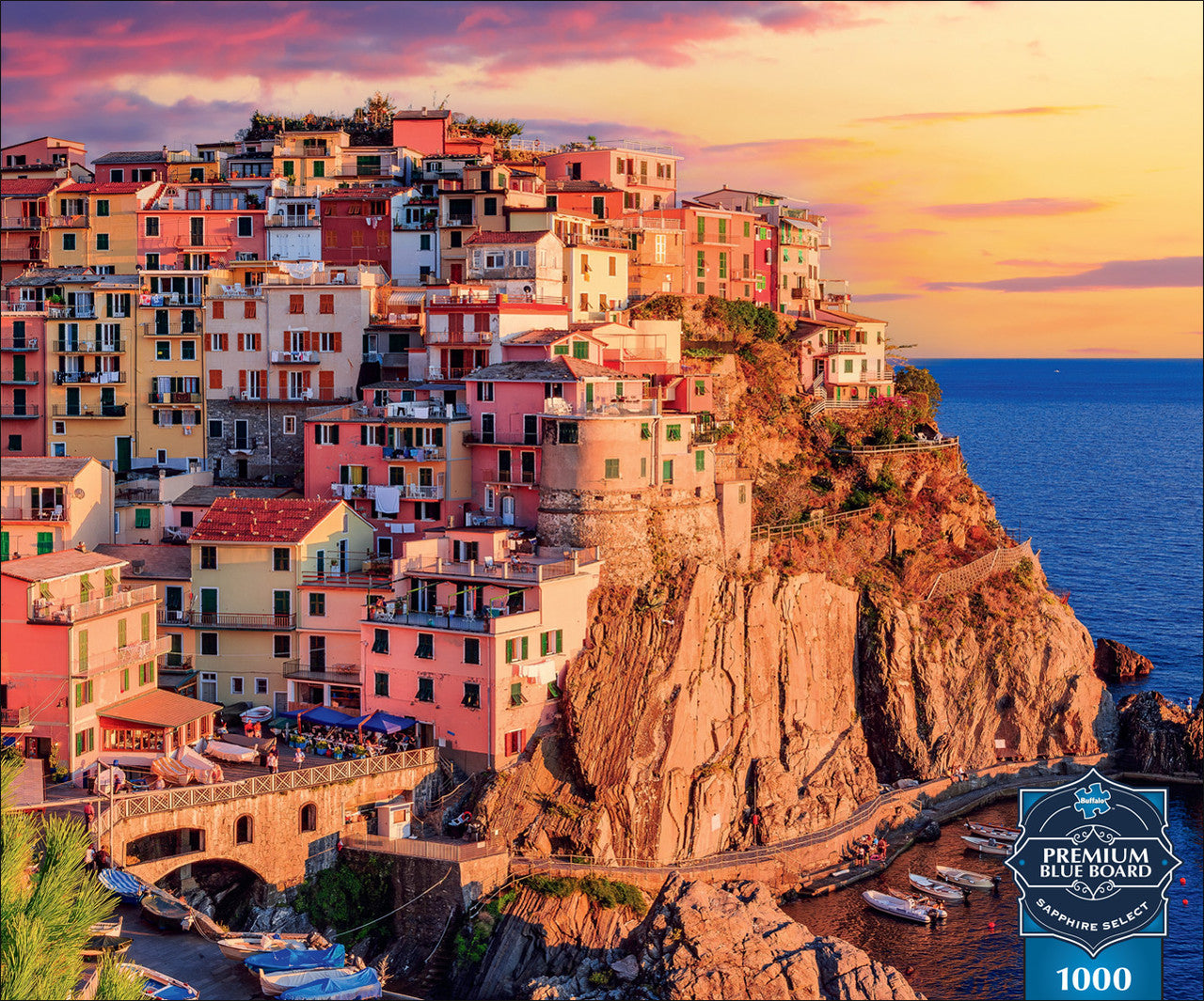buffalo-games-sapphire-select-cinque-terre-sunset-1000-teile-puzzle-italien image 1