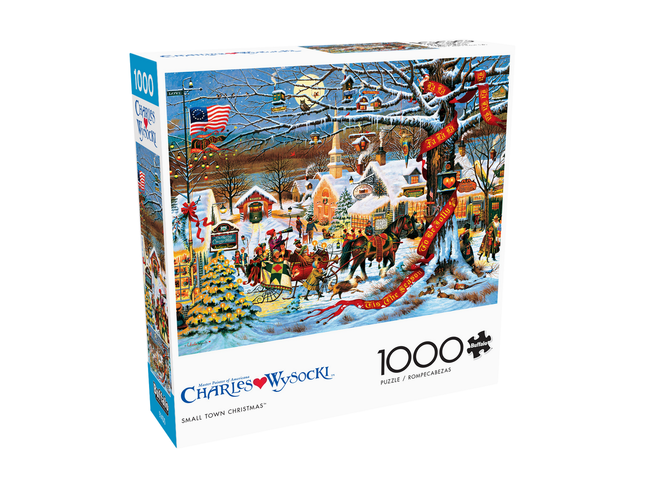 buffalo-games-wysocki-small-town-christmas-1000-teile-puzzle-weihnachten image 4