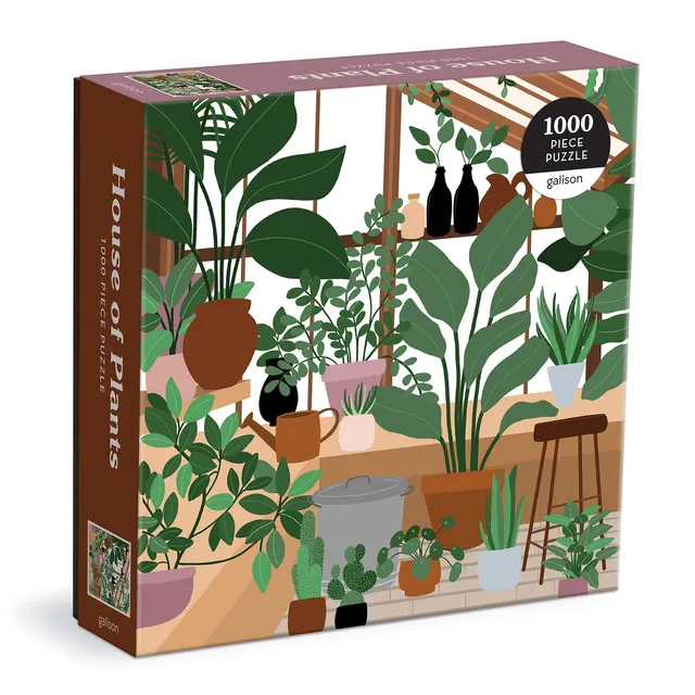 galison-house-of-plants-1000-teile-puzzle-zimmerpflanzen image 1