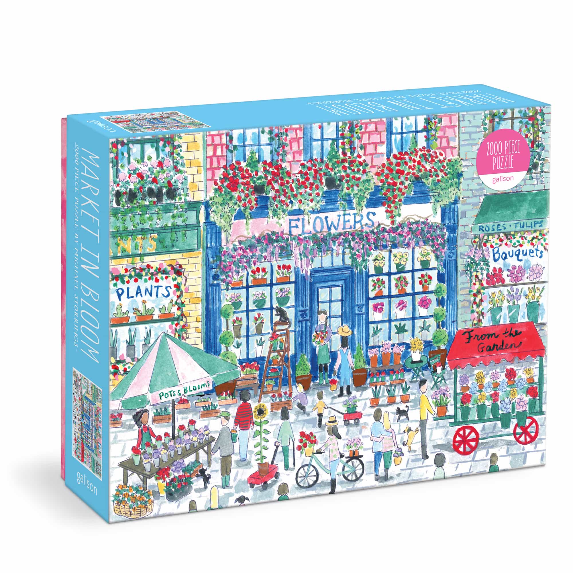 galison-michael-storrings-market-in-bloom-puzzle-2000-teile-markt image 1
