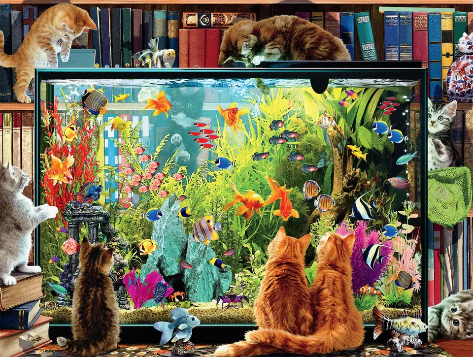 buffalo-games-kitten-distraction-750-teile-puzzle-katzen image 1