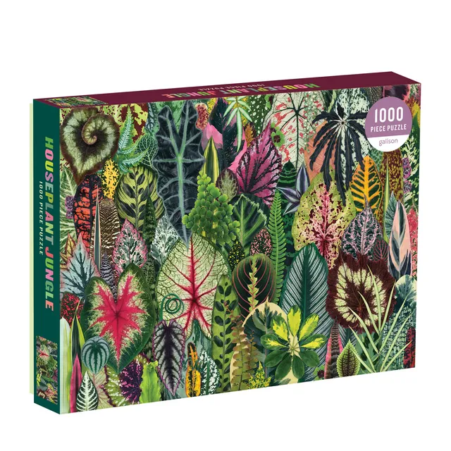 galison-troy-litten-houseplant-jungle-1000-teile-puzzle-zimmerpflanzen image 1
