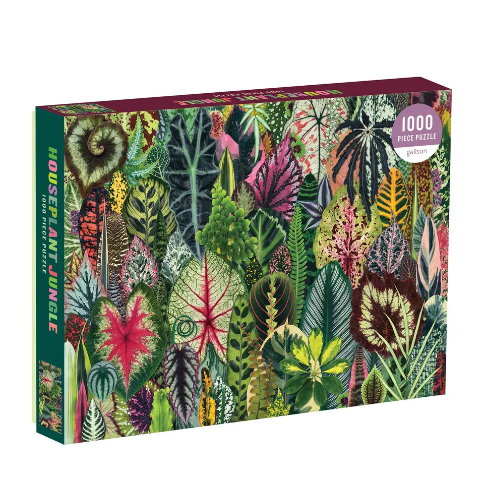 galison-troy-litten-houseplant-jungle-1000-teile-puzzle-zimmerpflanzen image 1