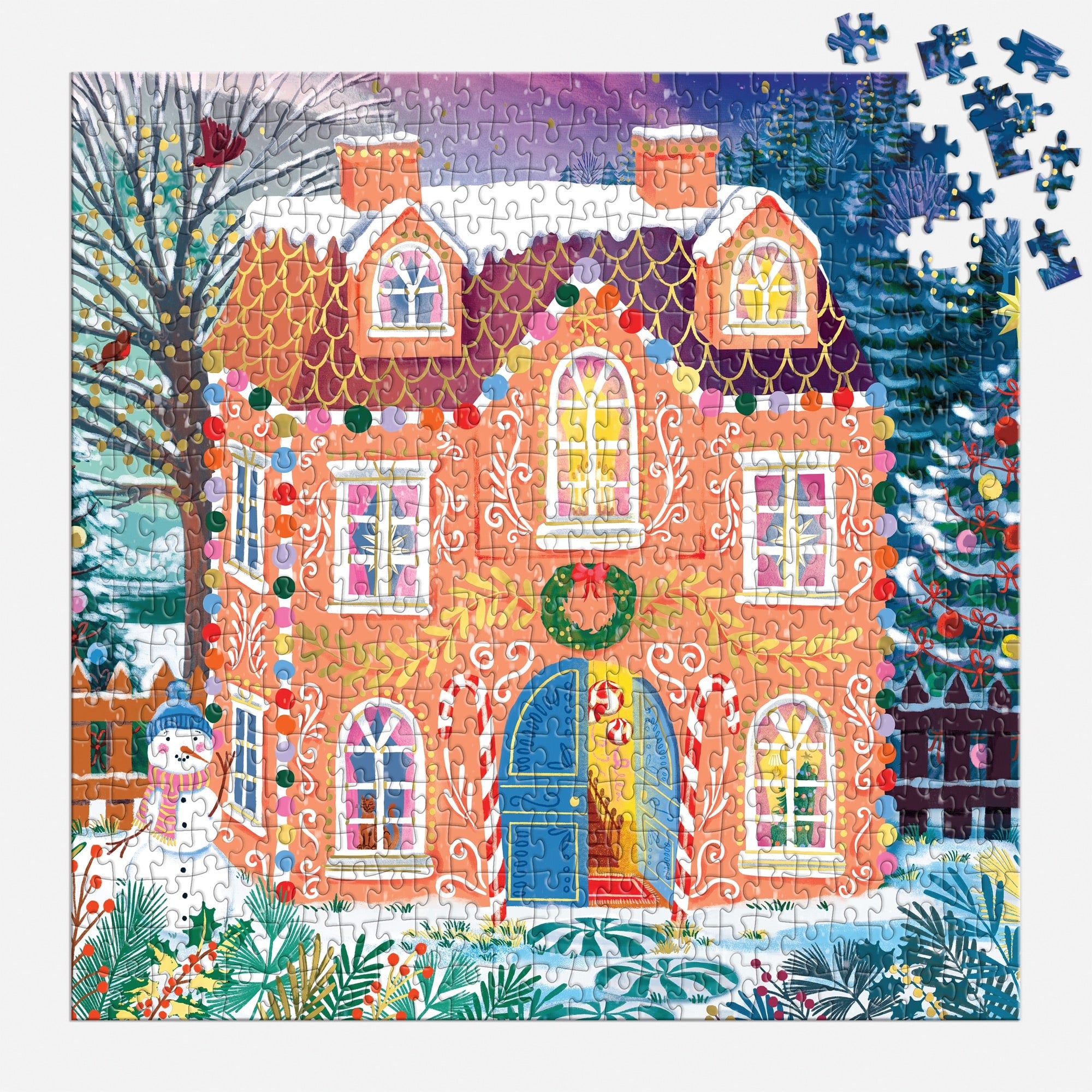 galison-home-sweet-holidays-500-teile-foil-puzzle-weihnachten image 4