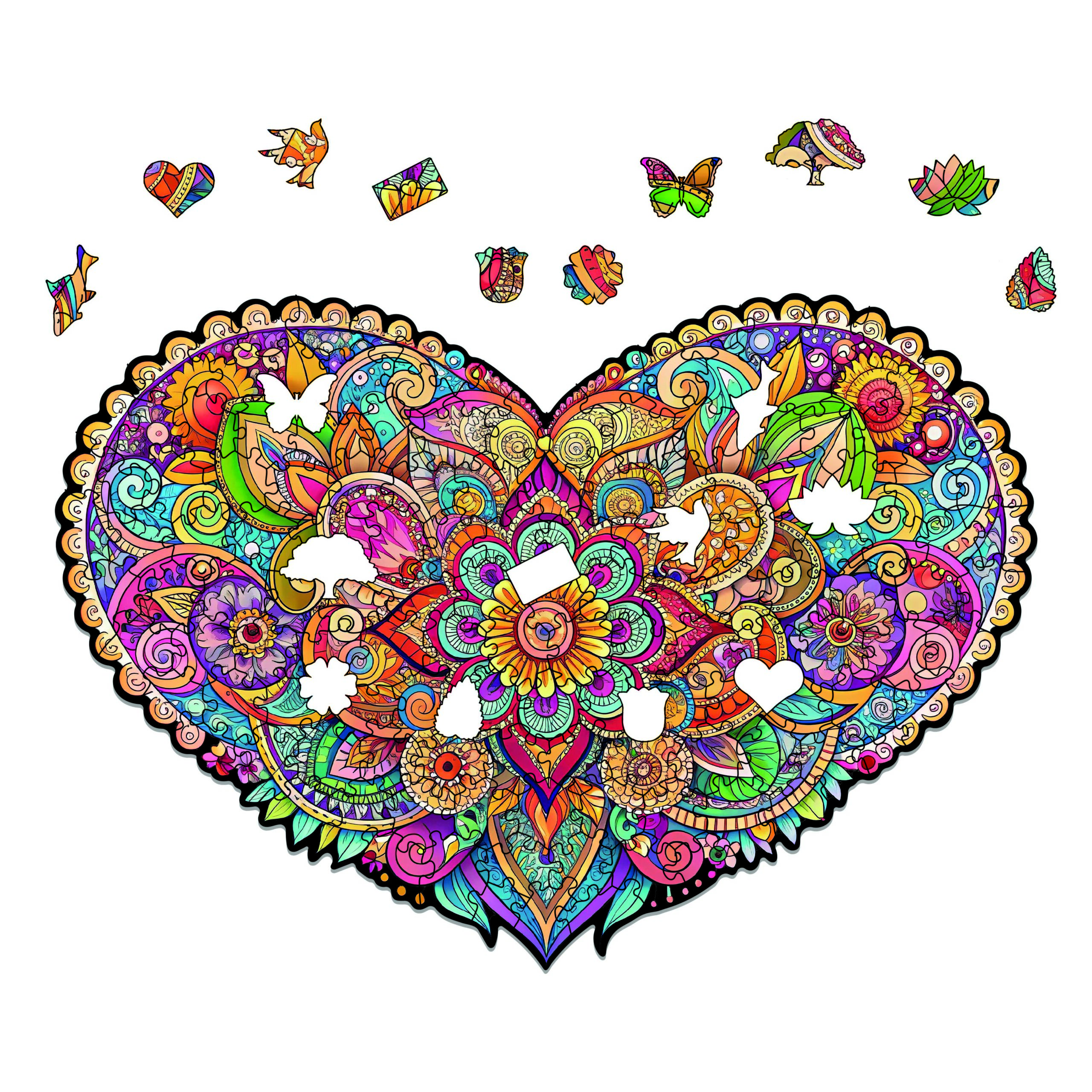 milliwood-peace-harmony-holzpuzzle-liebes-mandala-150-teile-herz image 4
