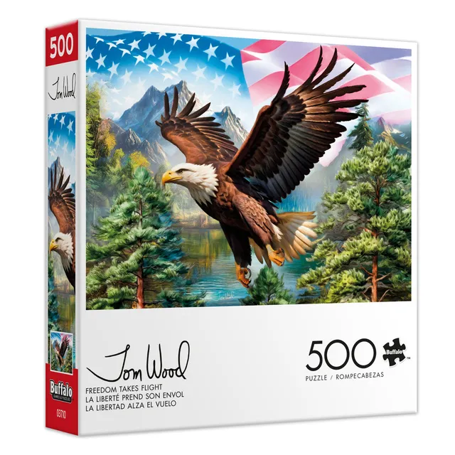 buffalo-games-freedom-takes-flight-500-teile-puzzle-adler image 1
