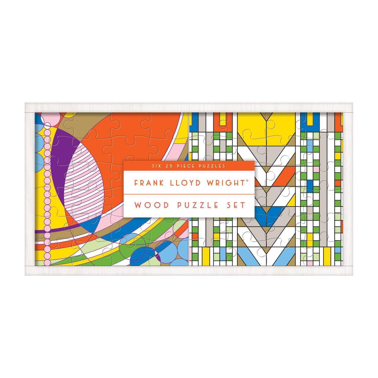 galison-frank-lloyd-wright-holz-puzzle-set-6x25-teile image 2