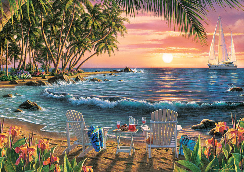 buffalo-games-kim-norlien-summertime-puzzle-500-teile-strand image 2