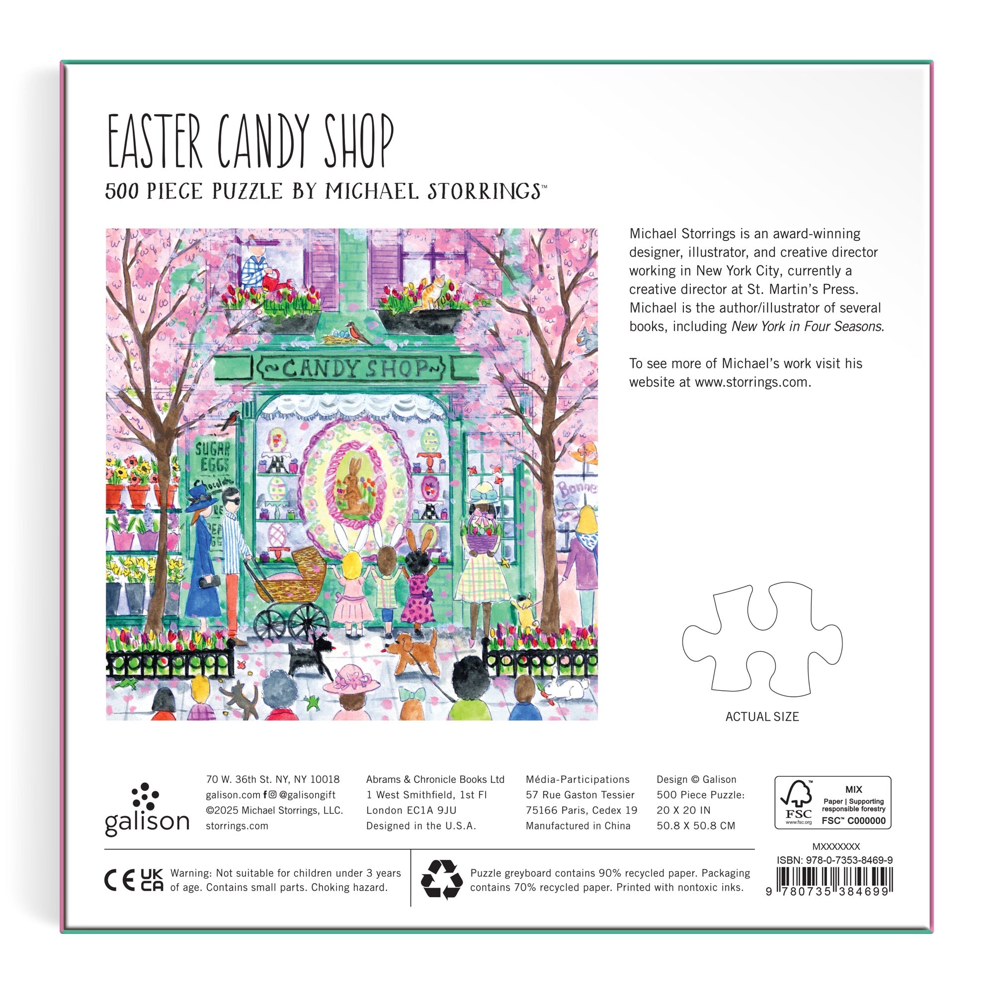 galison-storrings-easter-candy-shop-puzzle-500-teile-ostern image 5