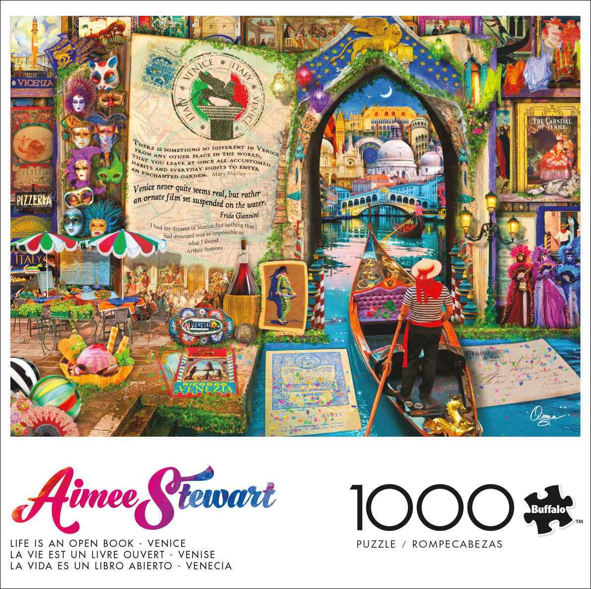 buffalo-games-life-is-an-open-book-venice-puzzle-1000-teile-venedig image 2