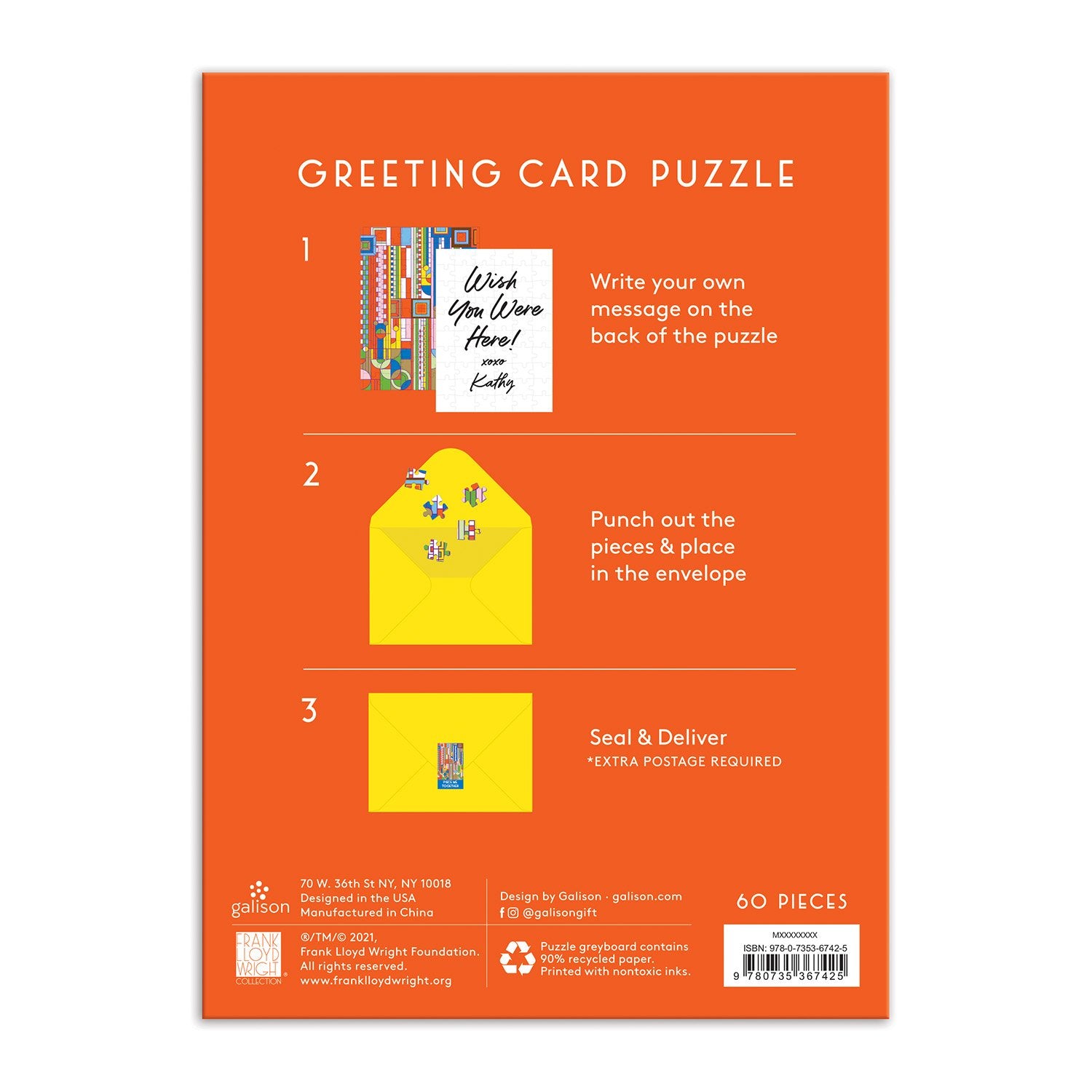galison-frank-lloyd-wright-saguaro-60-teile-gru-karten-puzzle image 3