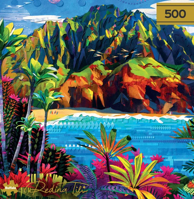 buffalo-games-gold-hawaii-spectrum-500-puzzle-landschaft image 1