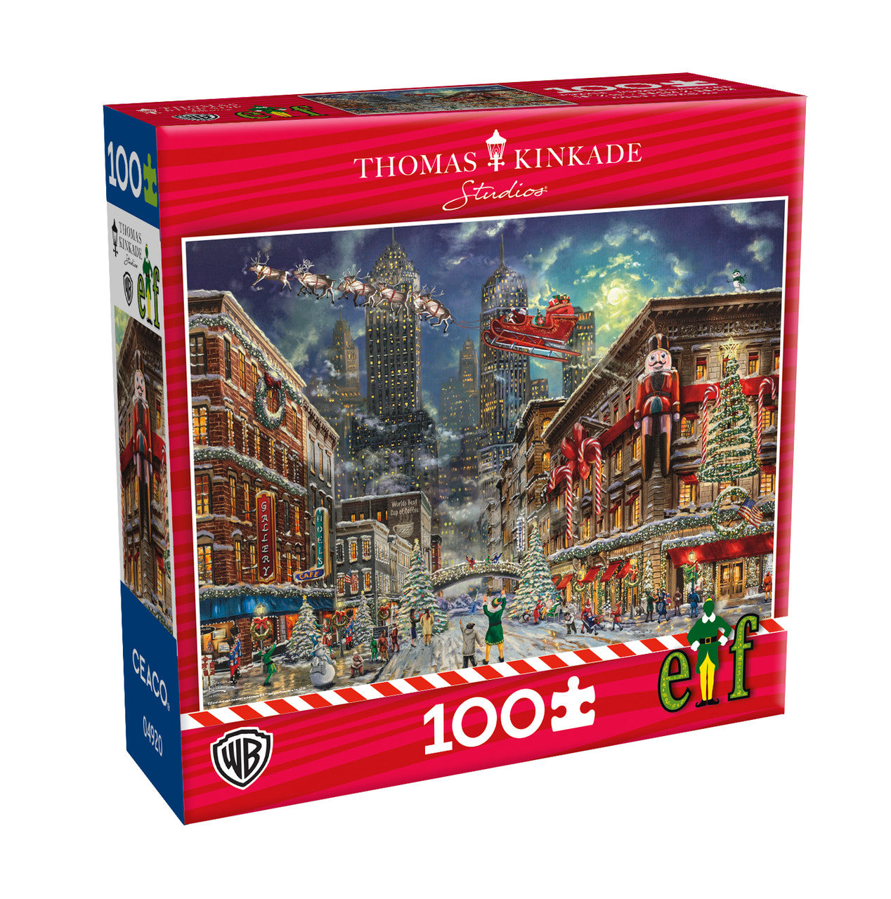 ceaco-thomas-kinkade-elf-v2-100-teile-puzzle-weihnachten image 2