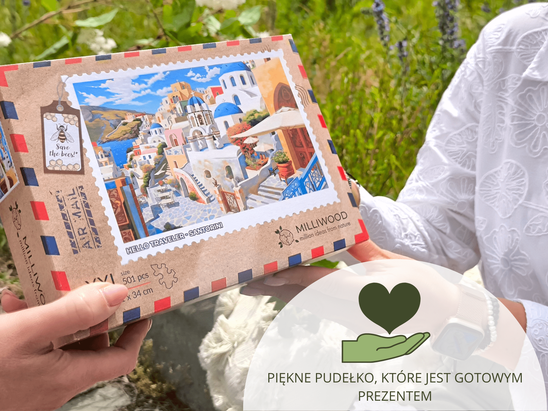 milliwood-hello-traveler-santorini-holzpuzzle-500-teile-urlaub image 5