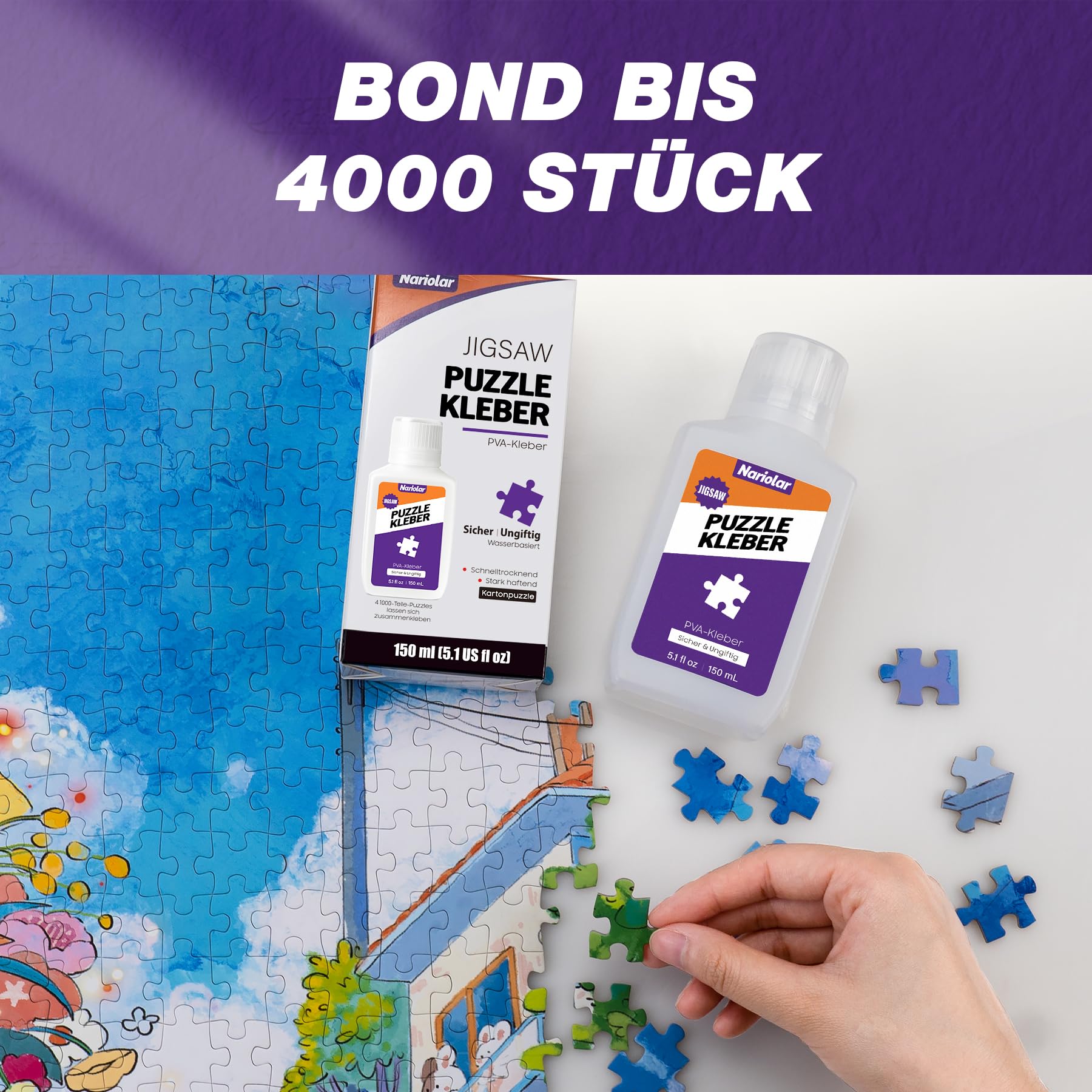 nariolar-puzzle-glue-puzzle-kleber-150ml-transparent image 5