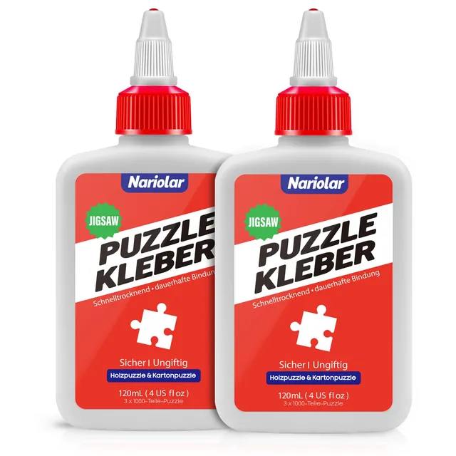 nariolar-puzzlekleber-2x120-ml-holz-kartonpuzzle-transparent image 1