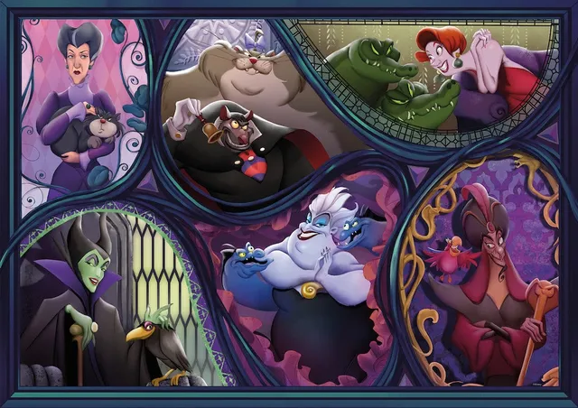 buffalo-games-disney-villains-pets-puzzle-500-teile-noir-select image 1