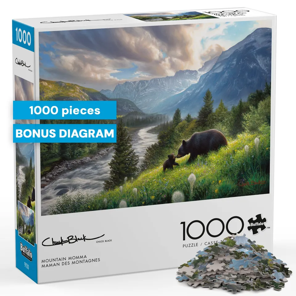buffalo-games-charles-black-mountain-momma-puzzle-1000-teile image 1