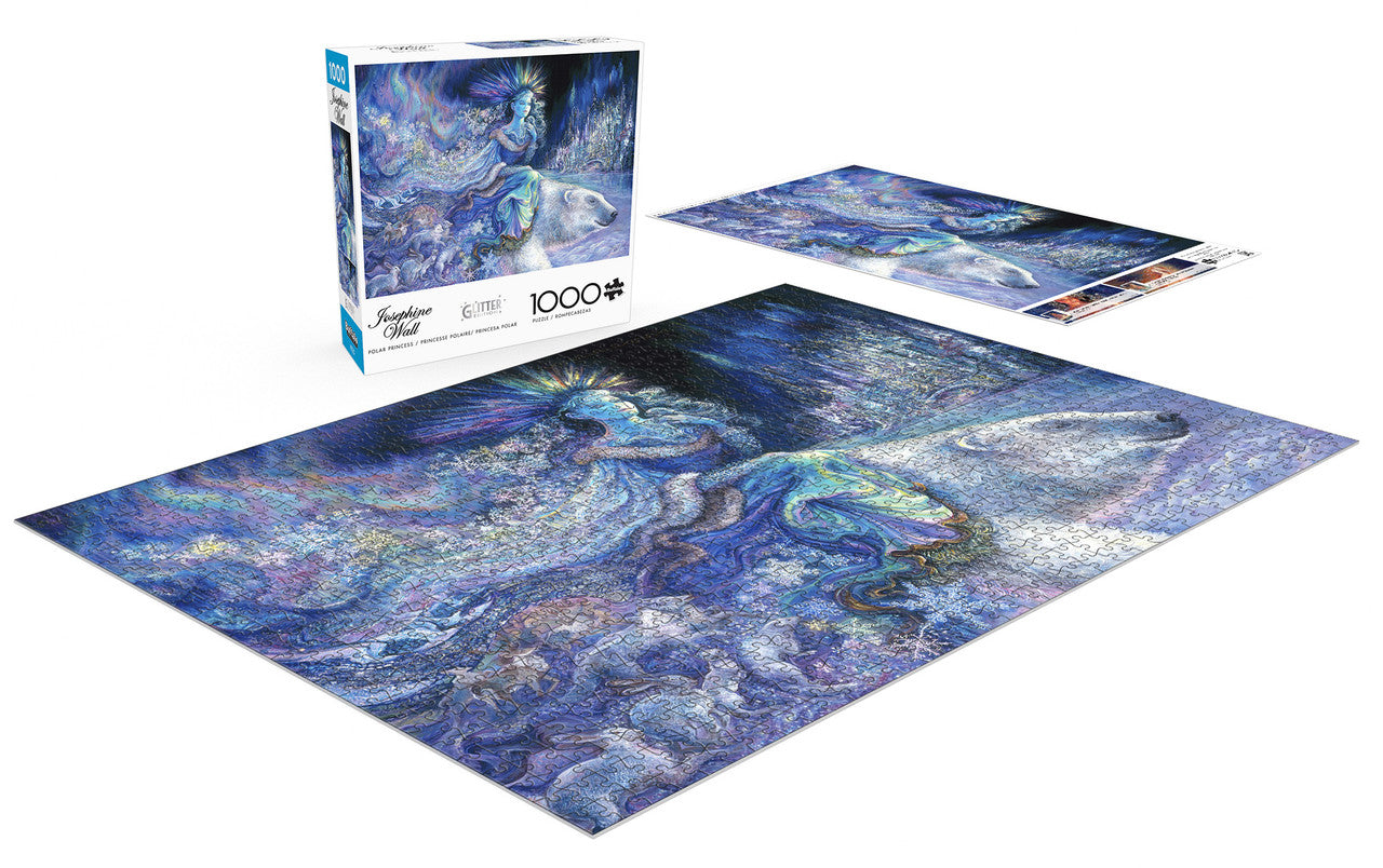buffalo-games-polar-princess-puzzle-1000-teile-glitzer-fantasy image 2