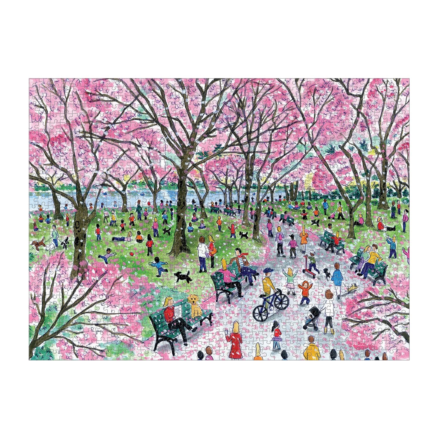 galison-michael-storrings-cherry-blossoms-puzzle-1000-teile image 3