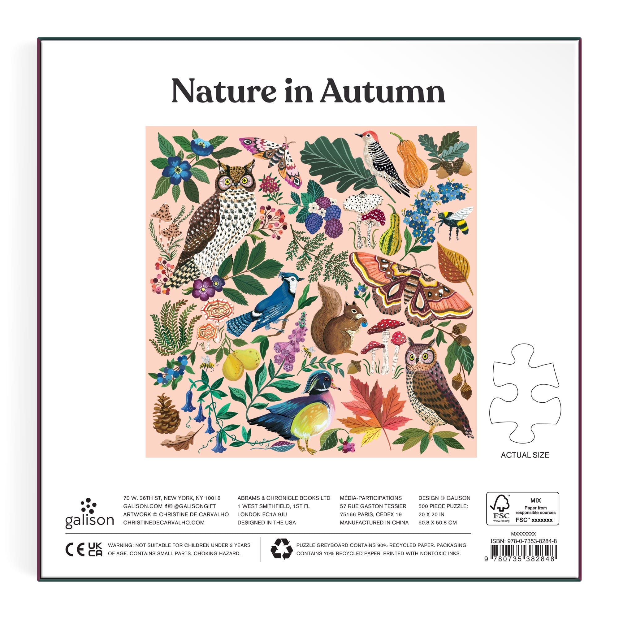 galison-jigsaw-nature-in-autumn-puzzle-500-teile-herbst-natur image 5