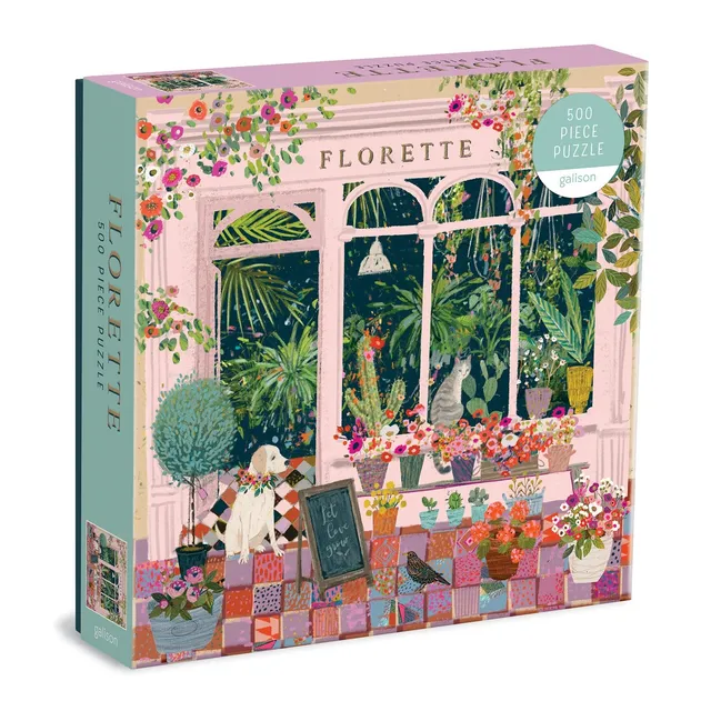 galison-florette-500-teile-puzzle-pflanzenladen image 1