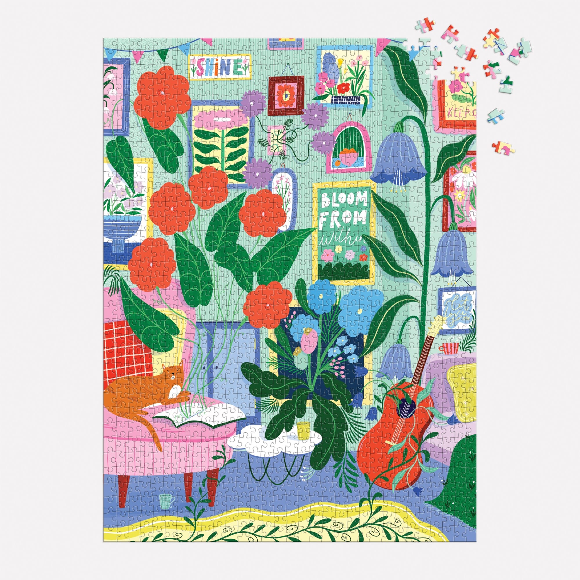 galison-room-to-bloom-puzzle-1000-teile-botanik-50x68-cm image 4