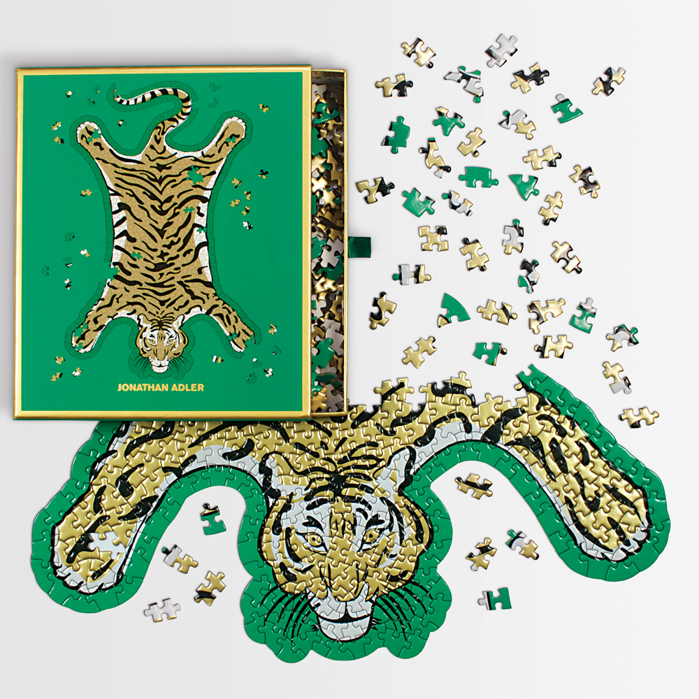 galison-jonathan-adler-safari-shaped-foil-puzzle-750-teile image 5