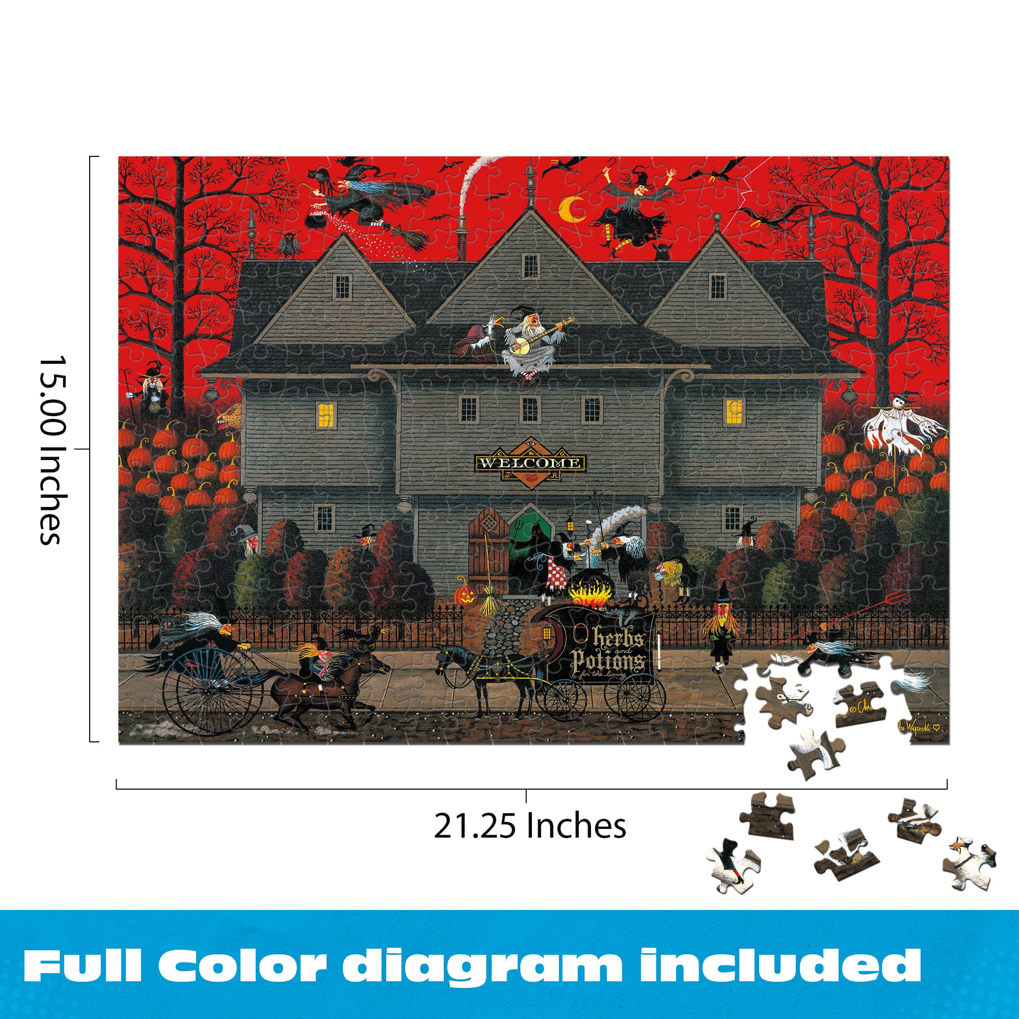 buffalo-games-witch-s-brew-puzzle-300-teile-halloween image 2